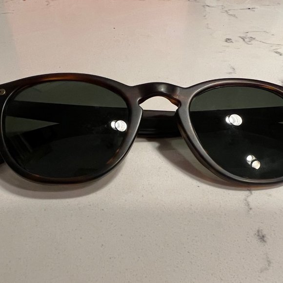 Garrett Leight Hampton x 10 year Anniversary Sunglasses in Matte Brandy Tort main image 4